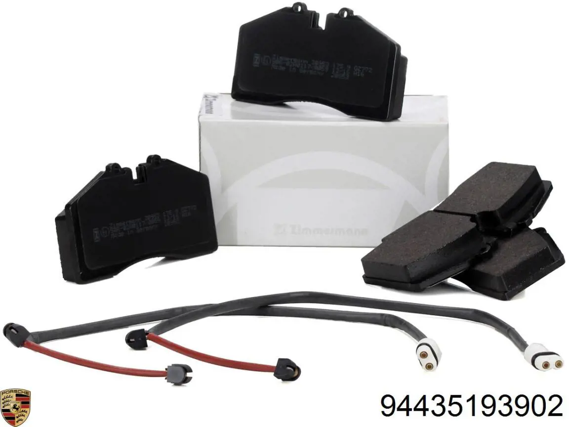 Передні тормозні колодки 94435193902 Porsche