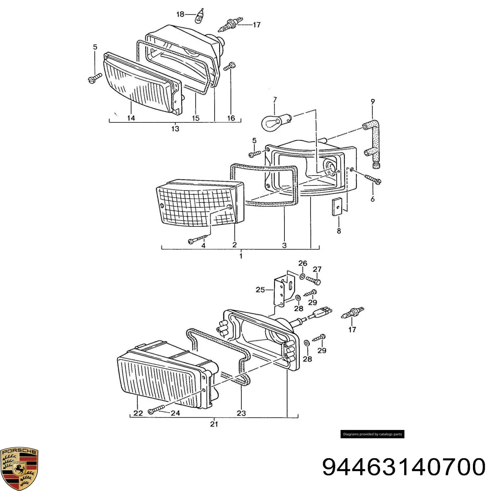 94463140700 Porsche 
