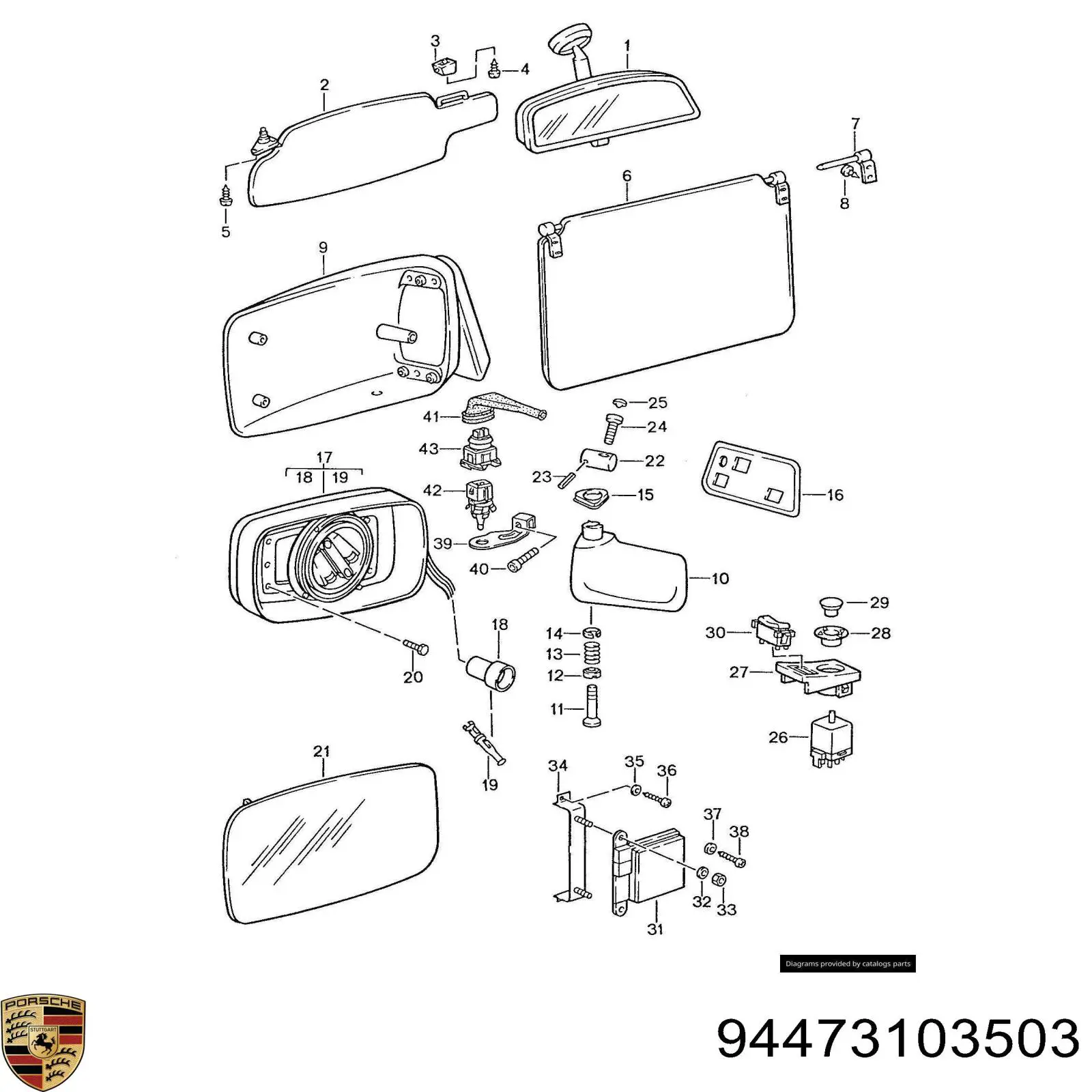  94473103503 Porsche