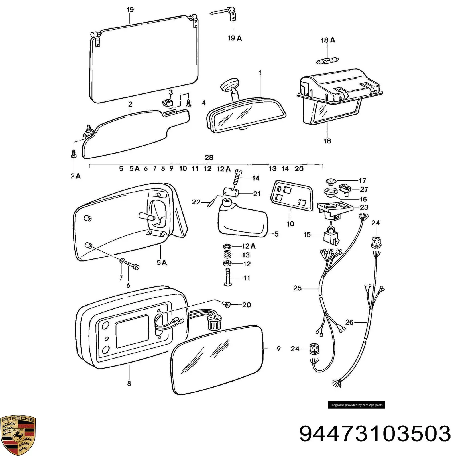 Купити 94473103503 Porsche 