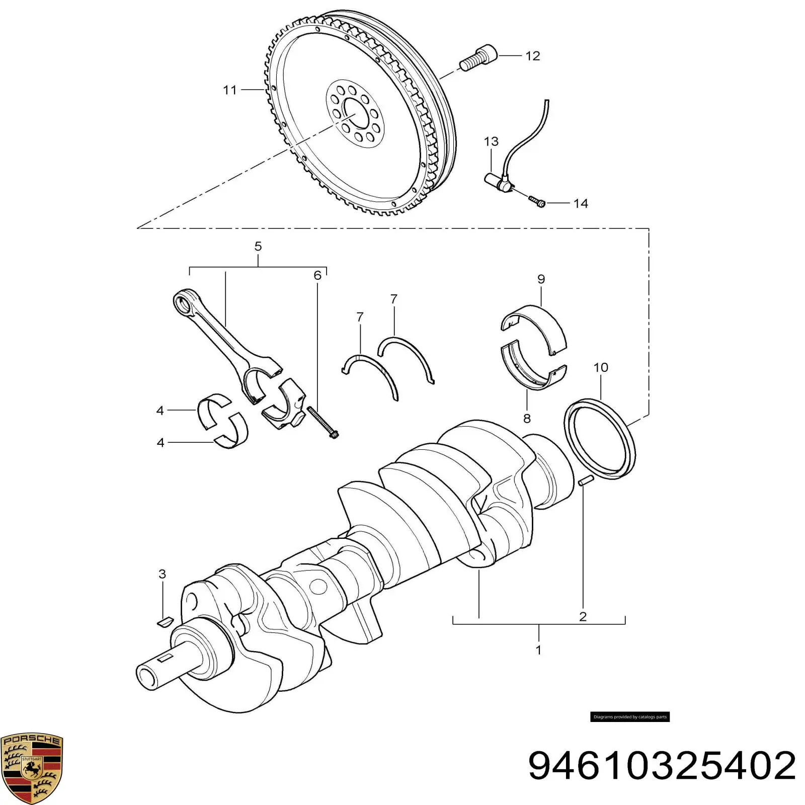  Porsche 94610325402 ціна, від 309.23 USD