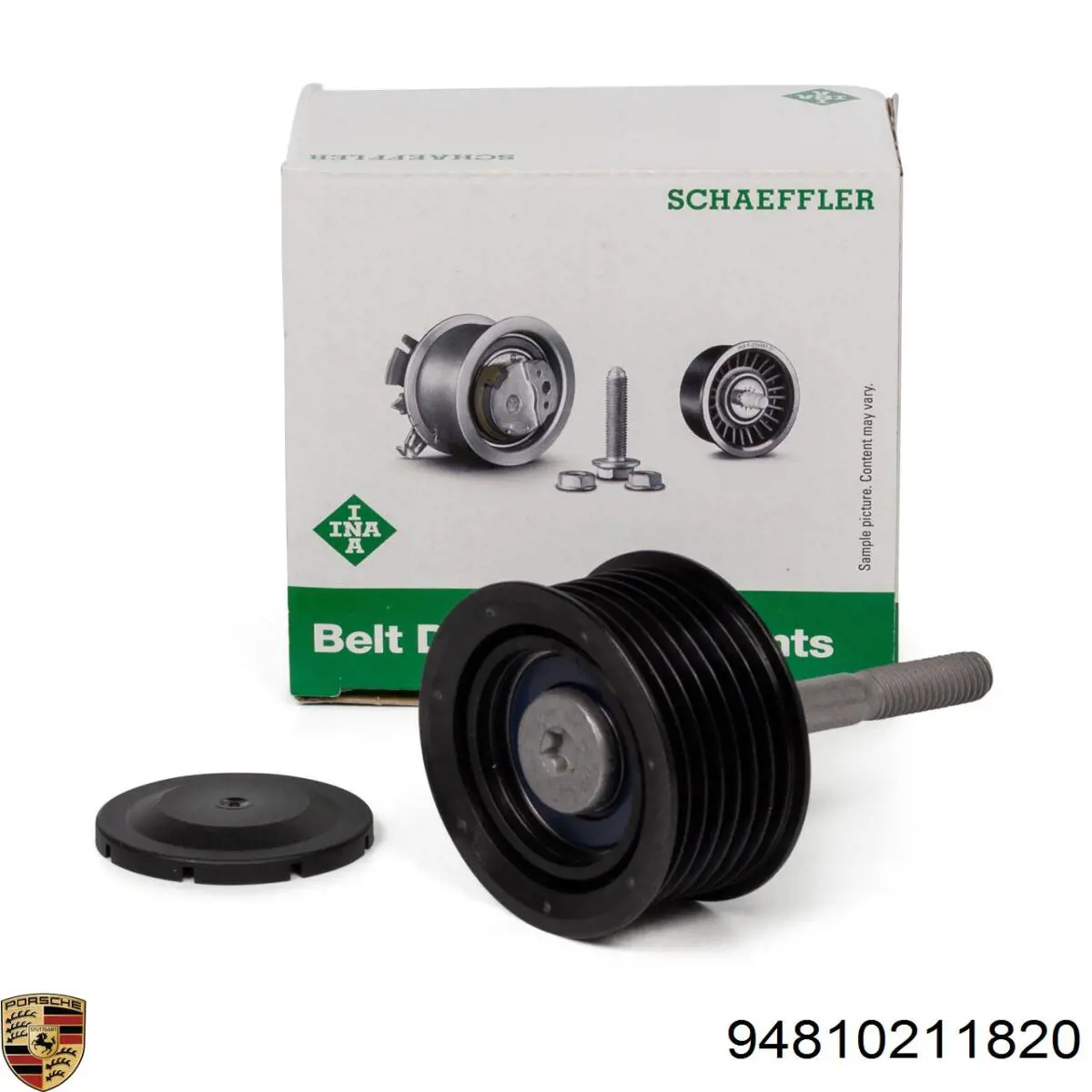 Ролик приводного ременя, паразитний Porsche 94810211820 ціна, від 13.92 USD