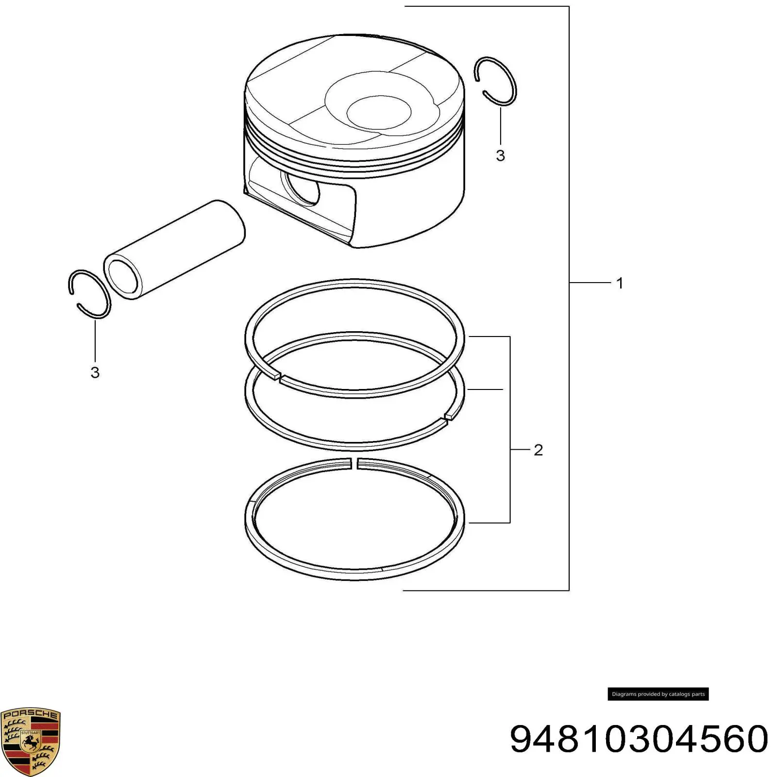  Porsche 94810304560 ціна, від 436.65 USD