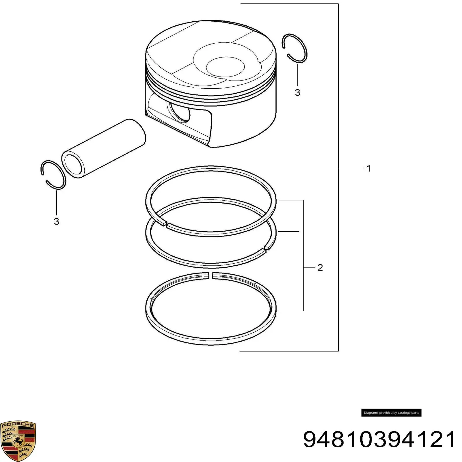  Porsche 94810394121 ціна, від 288.14 USD