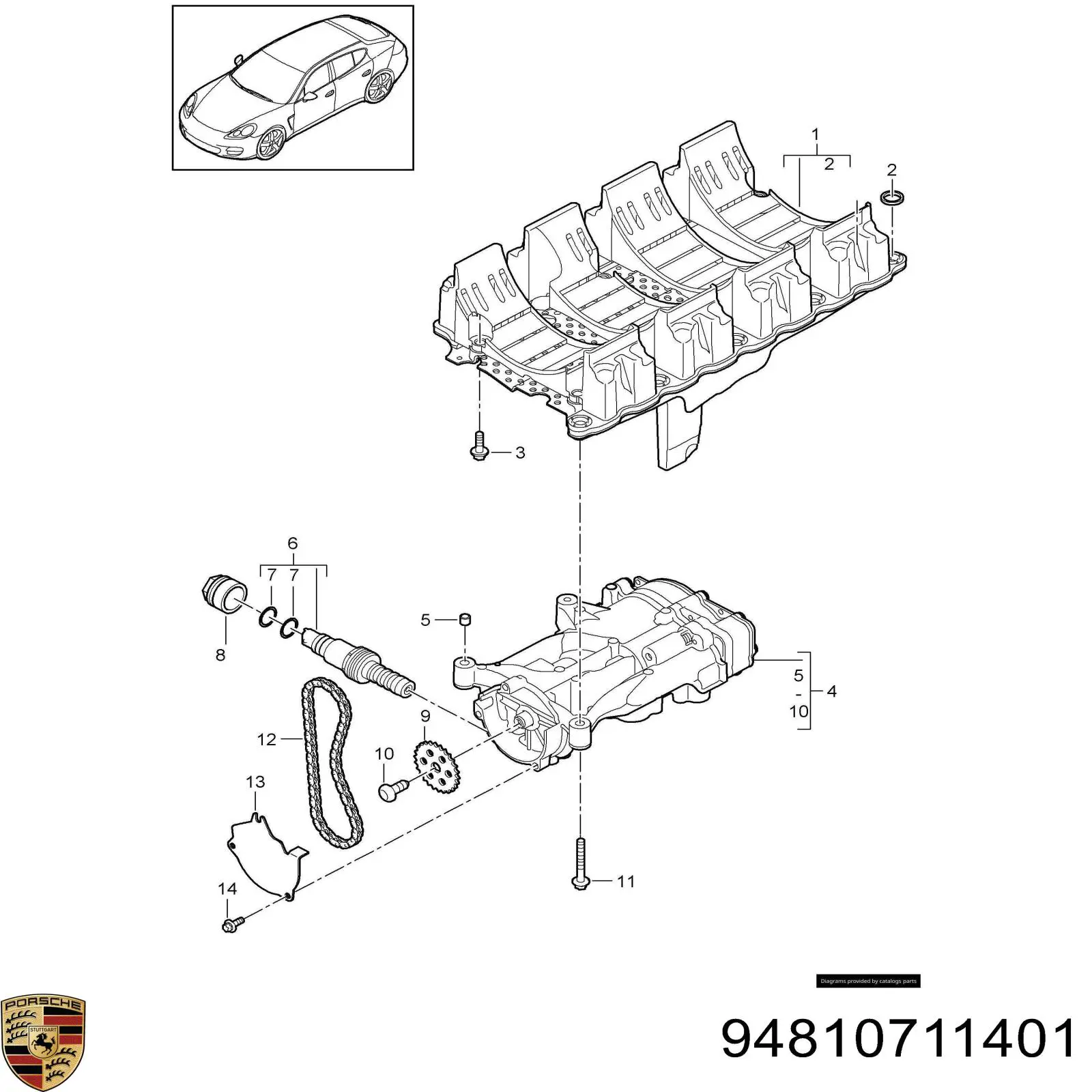  Porsche 94810711401 ціна, від 174.78 USD