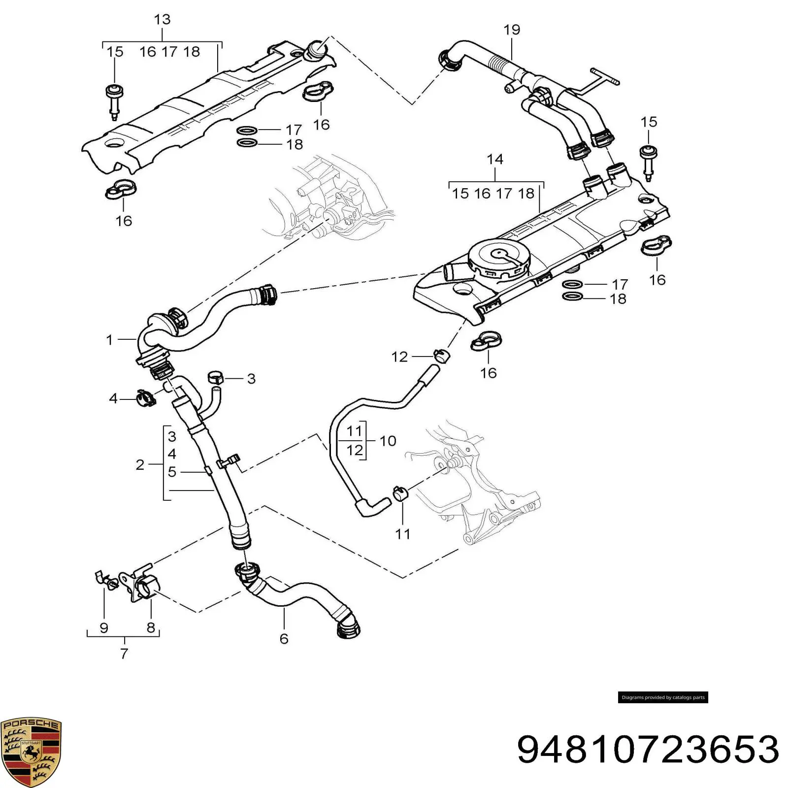  Porsche 94810723653 ціна, від 344.75 USD