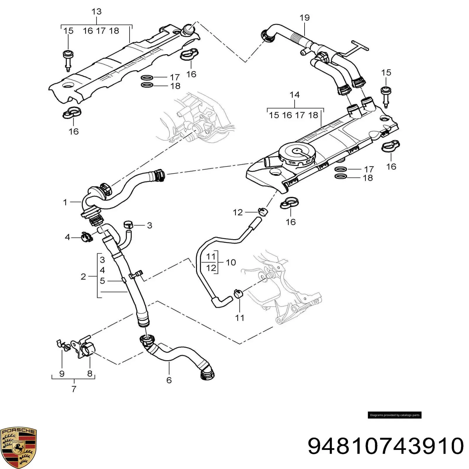  Porsche 94810743910 ціна, від 13.69 USD