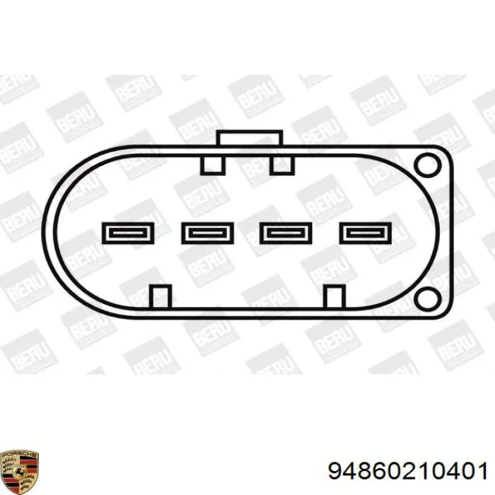Котушка запалювання Porsche 94860210401 ціна, від 25.33 USD