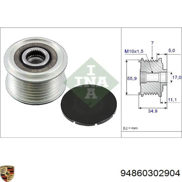 94860302904 Porsche 