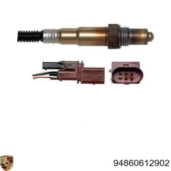 94860612902 Porsche Лямбда-зонд, датчик кисню до каталізатора, лівий