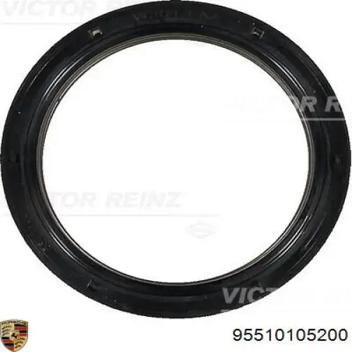 Сальник коленвала двигуна, передній Porsche 95510105200 ціна, від 13.65 USD