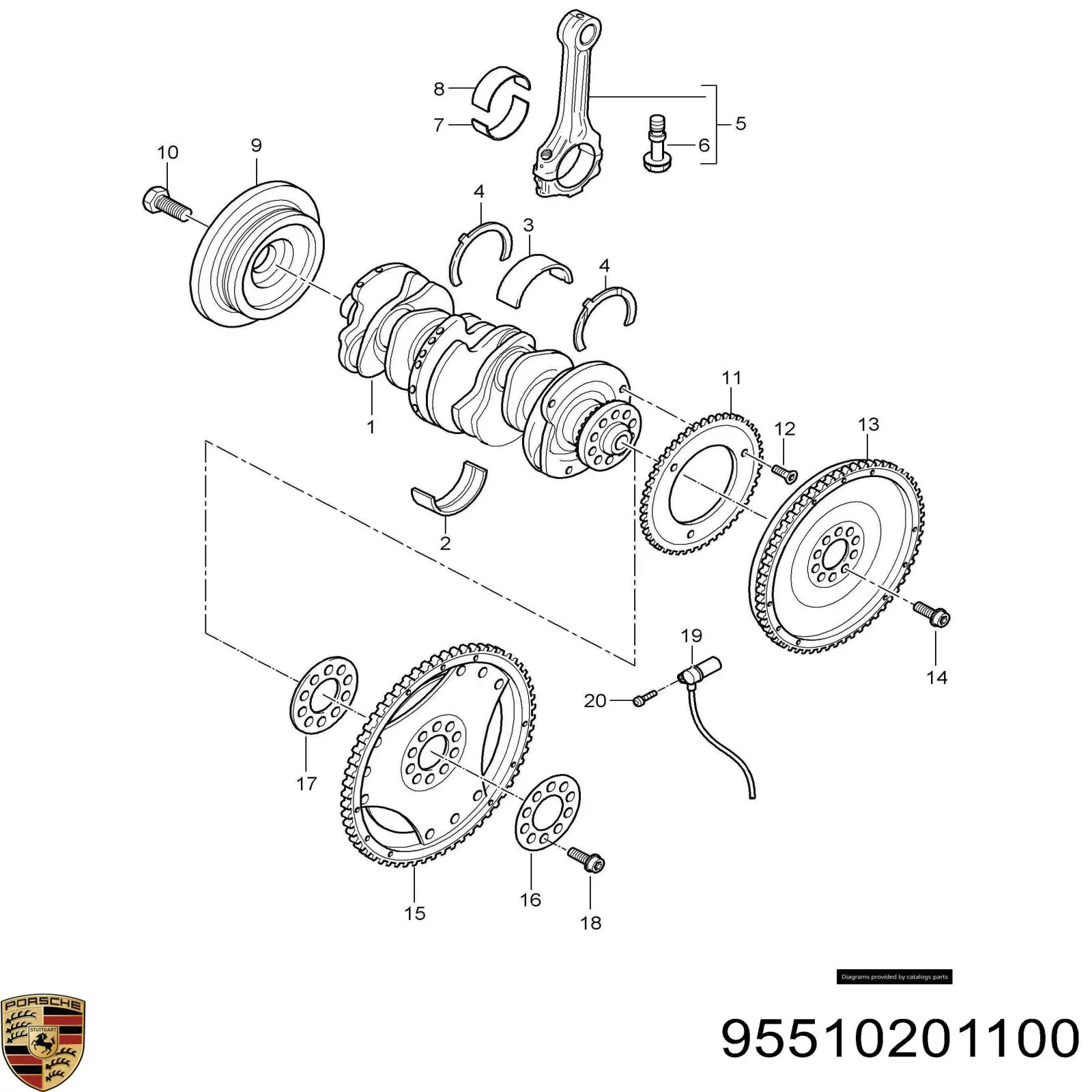 95510201100 Porsche 