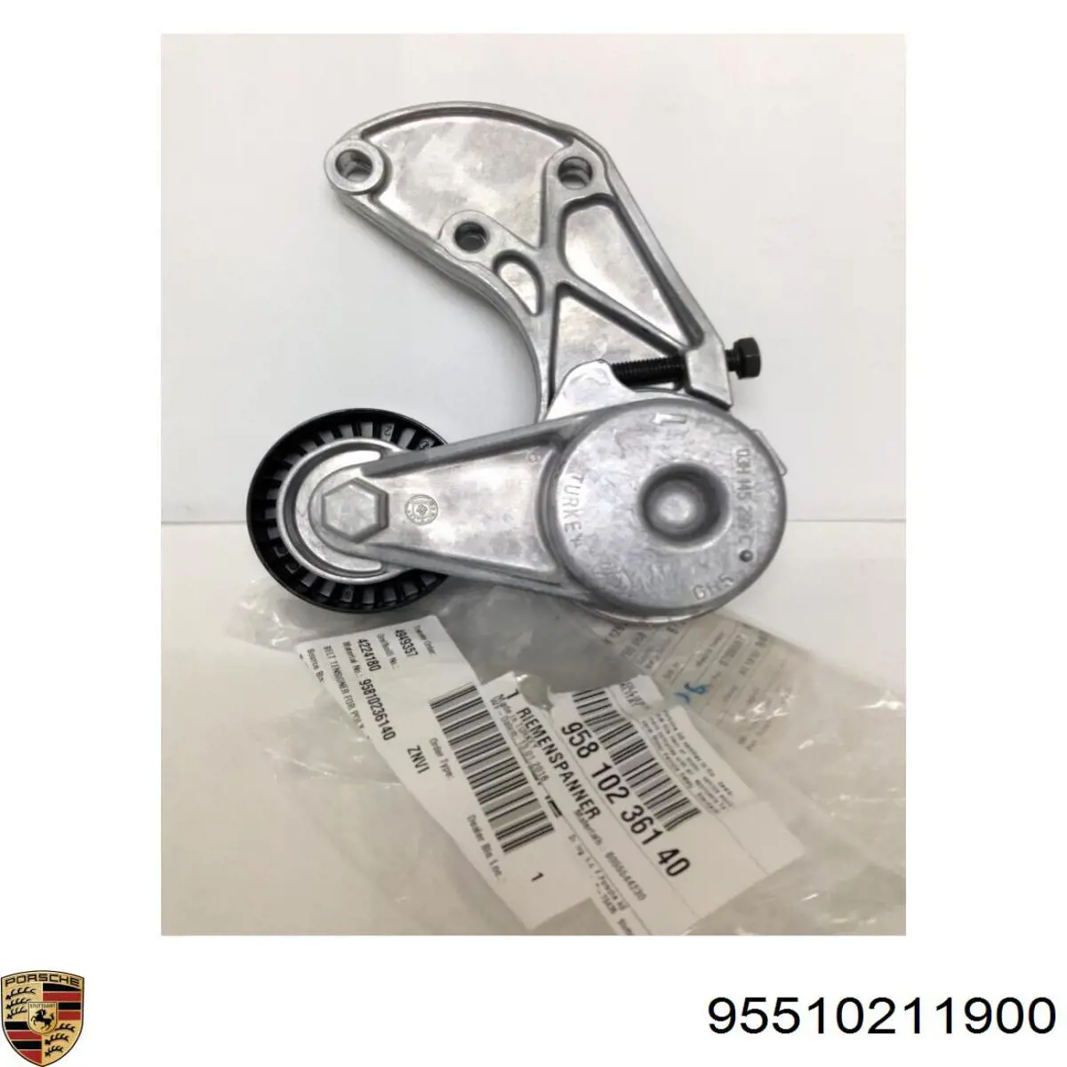 Ролик приводного ременя, паразитний Porsche 95510211900 ціна, від 101.53 USD