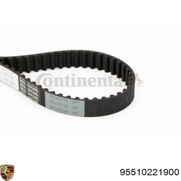 Купити 95510221900 Porsche Ремінь газорозподільного механізму