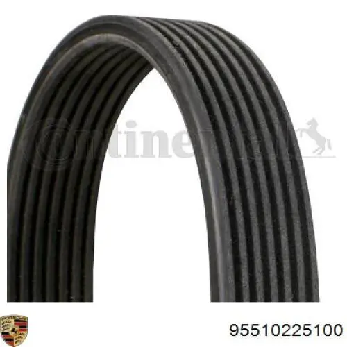 Клиновий ремінь Porsche 95510225100 ціна, від 64.08 USD