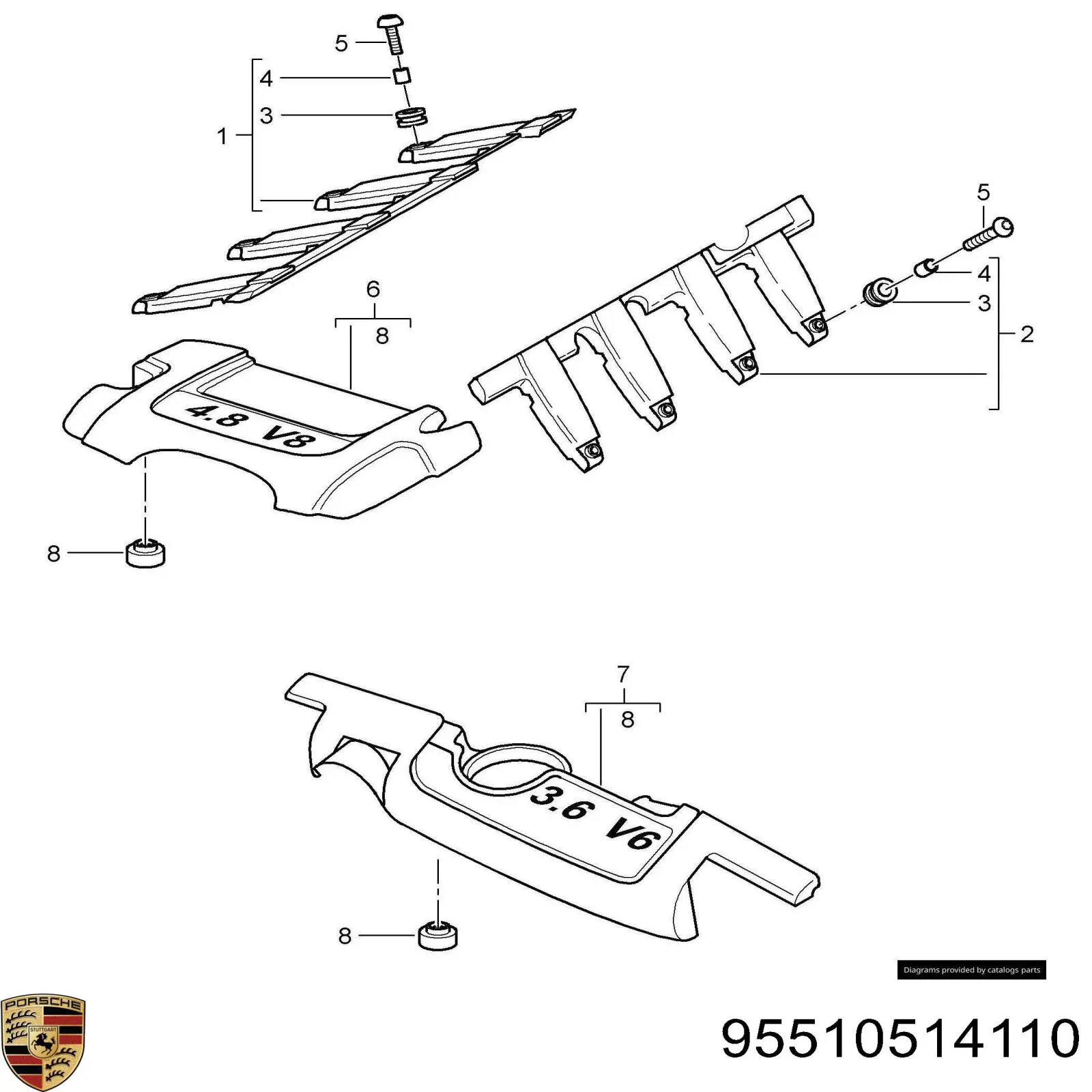 95510514110 Porsche 