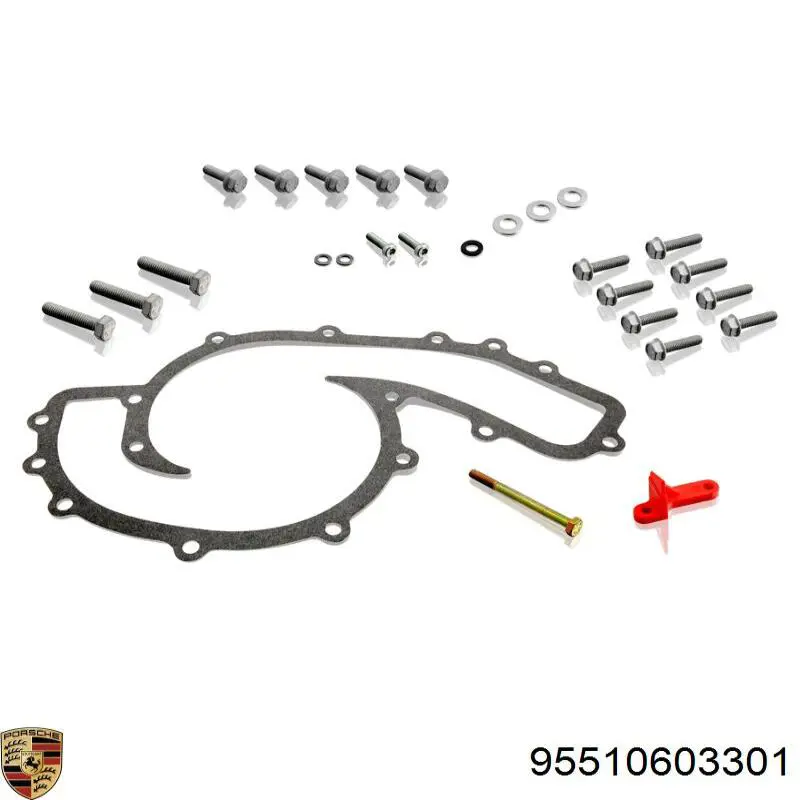 Помпа охолодження Porsche 95510603301 ціна, від 37.34 USD