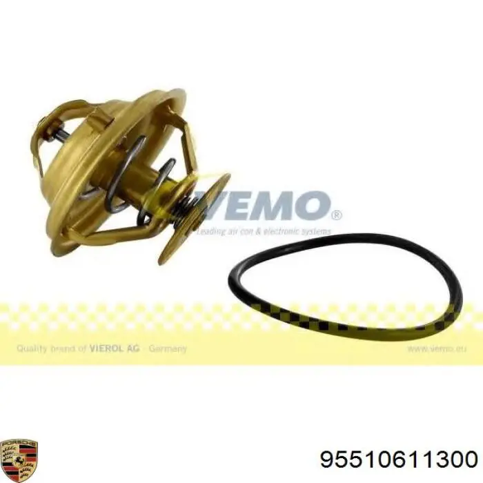 Купити 95510611300 Porsche Термостат в корпусі