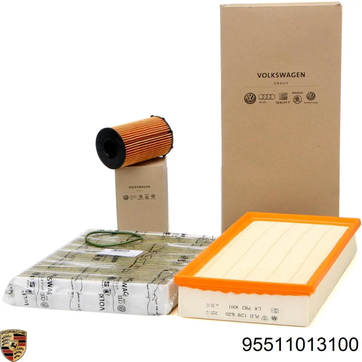 Купити 95511013100 Porsche Автомобільний фільтр повітря
