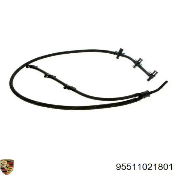 Трубка паливна, зворотня від форсунок Porsche 95511021801 ціна, від 57.58 USD