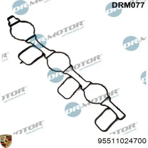 Прокладка впускного колектора Porsche 95511024700 ціна, від 8.38 USD
