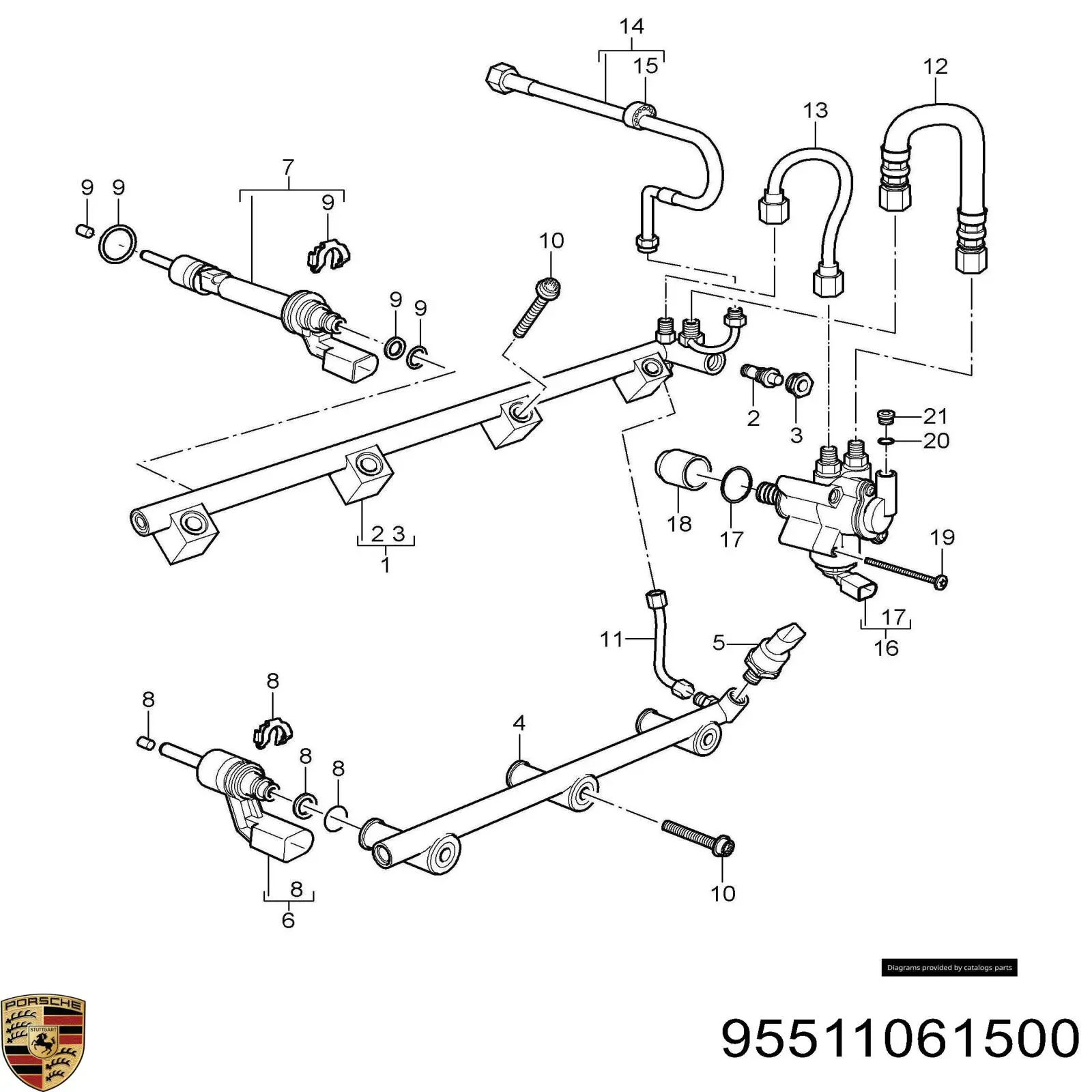  95511061500 Porsche