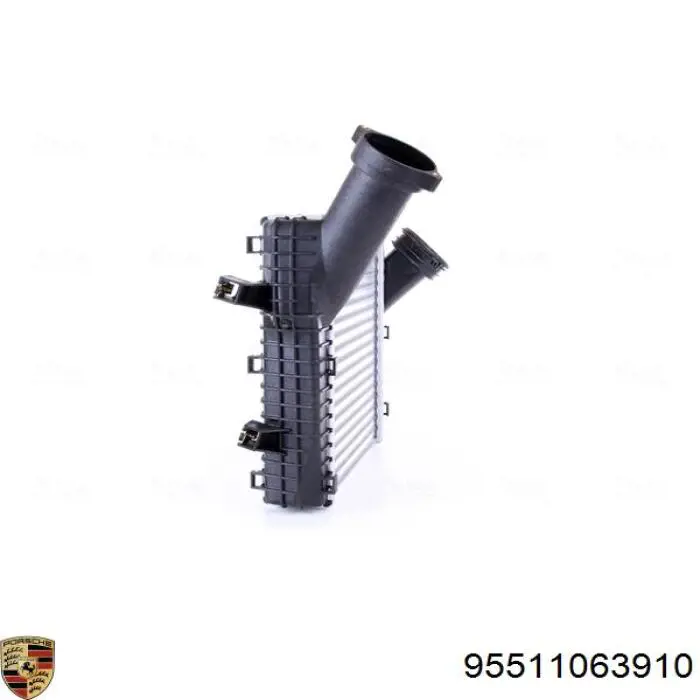 Купити 95511063910 Porsche Радіатор интеркуллера