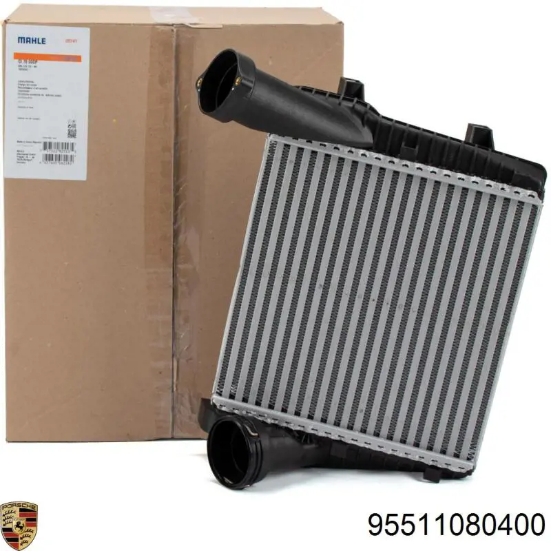 Купити 95511080400 Porsche Радіатор интеркуллера