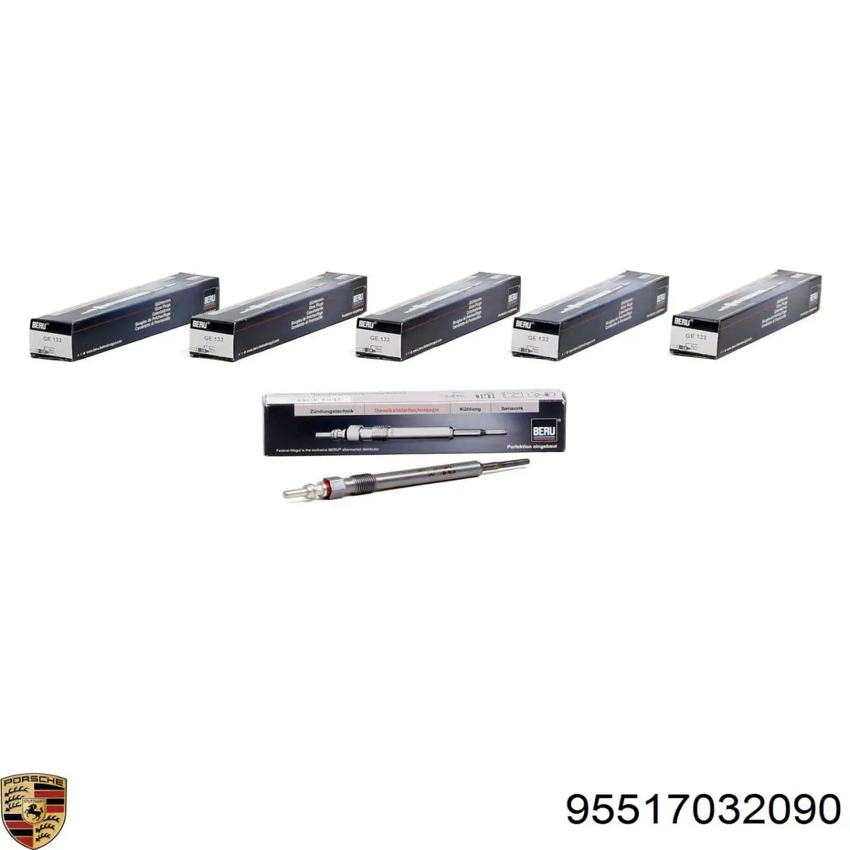 95517032090 Porsche Свічки розжарювання