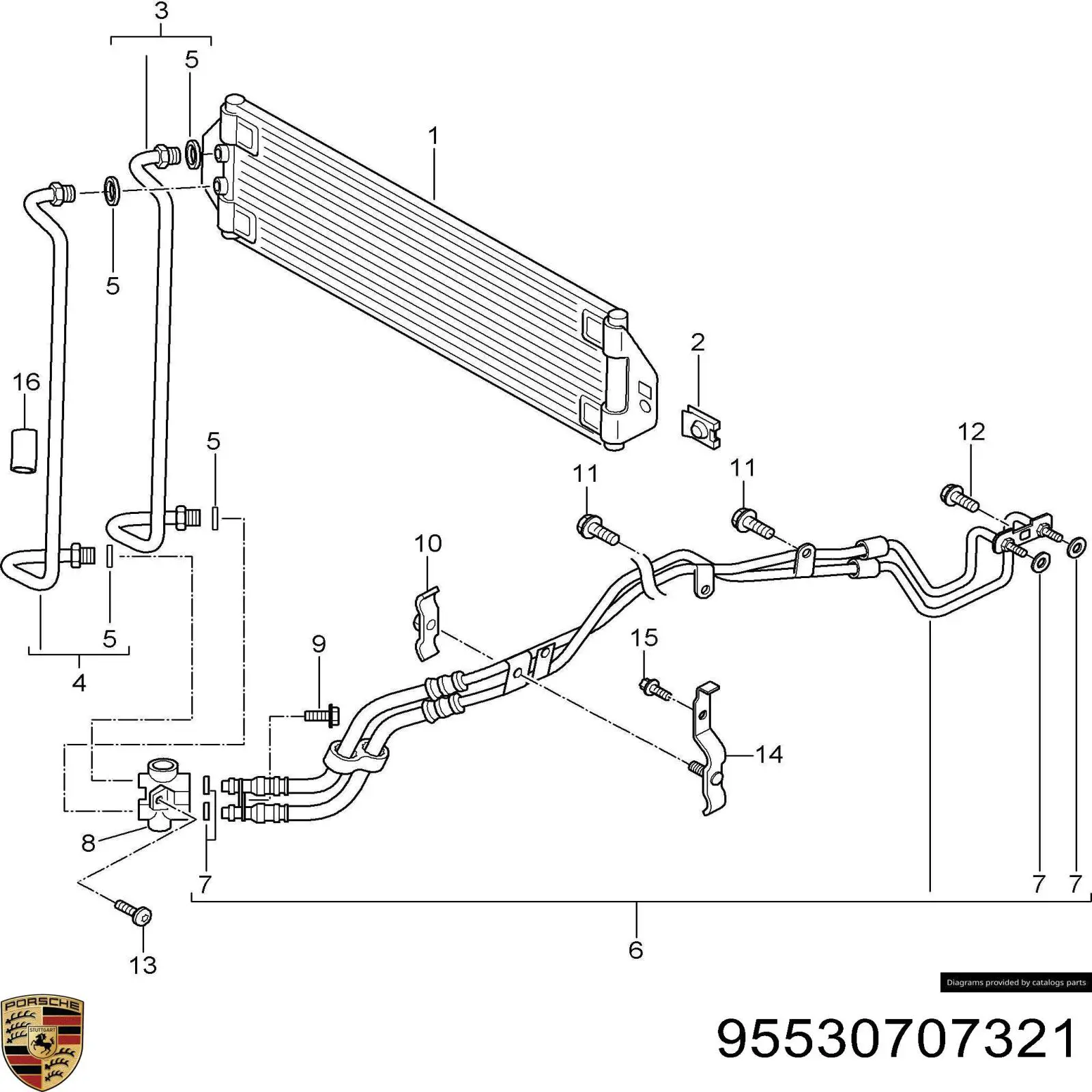  95530707321 Porsche