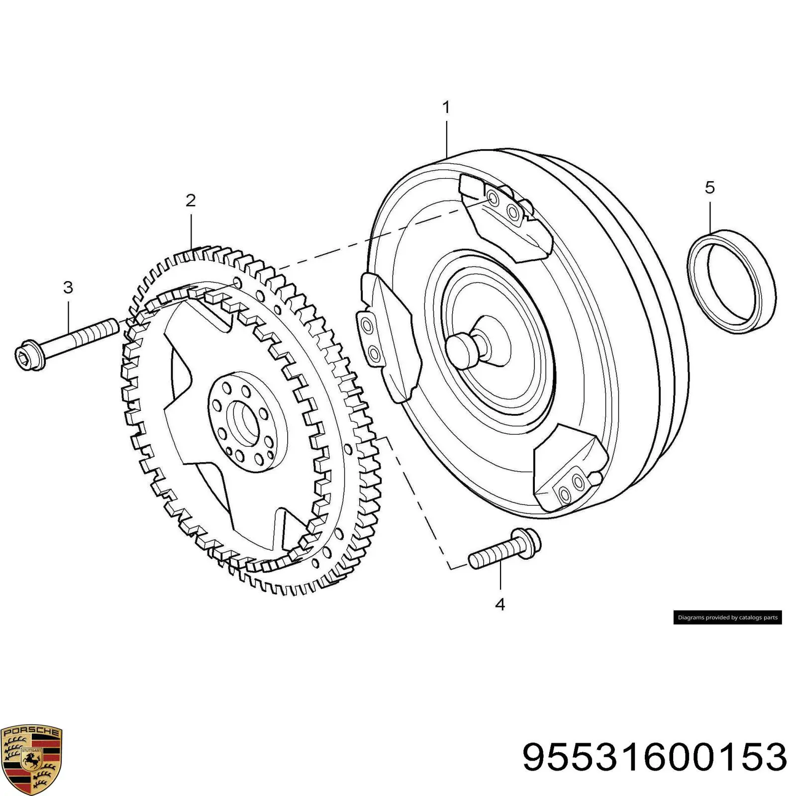 Гідротрансформатор АКПП Porsche Cayenne (955) (Порше Каен)