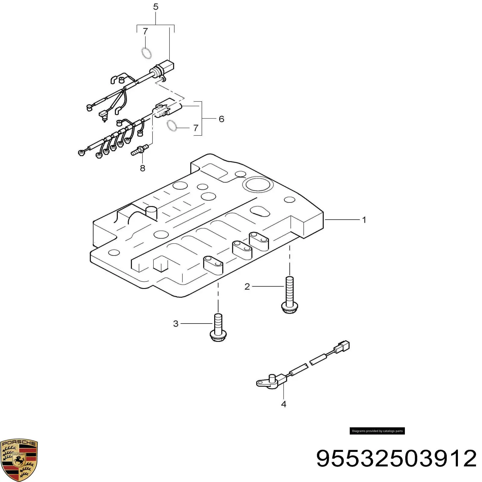 95532503912 Porsche Гідроблок АКПП