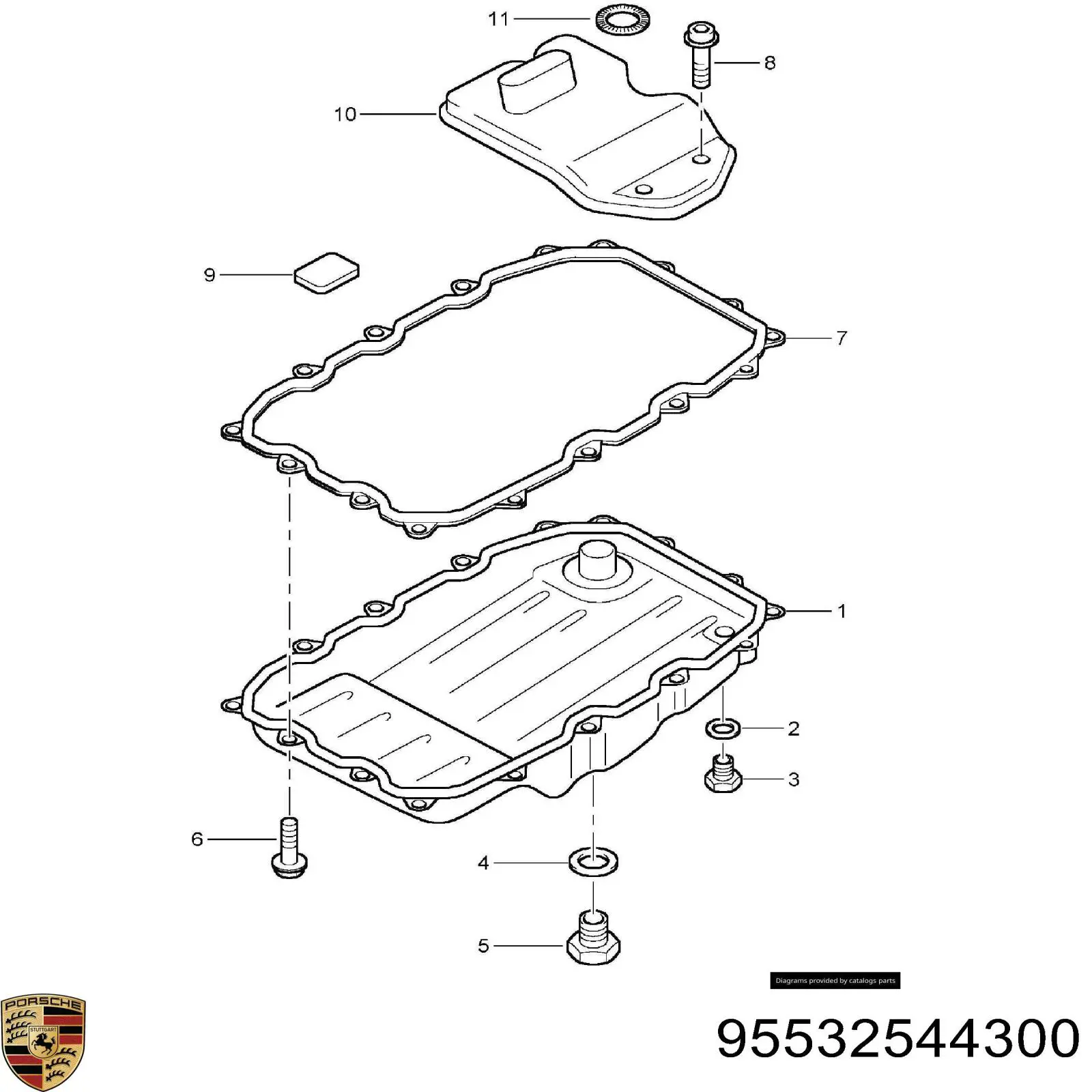 95532544300 Porsche 