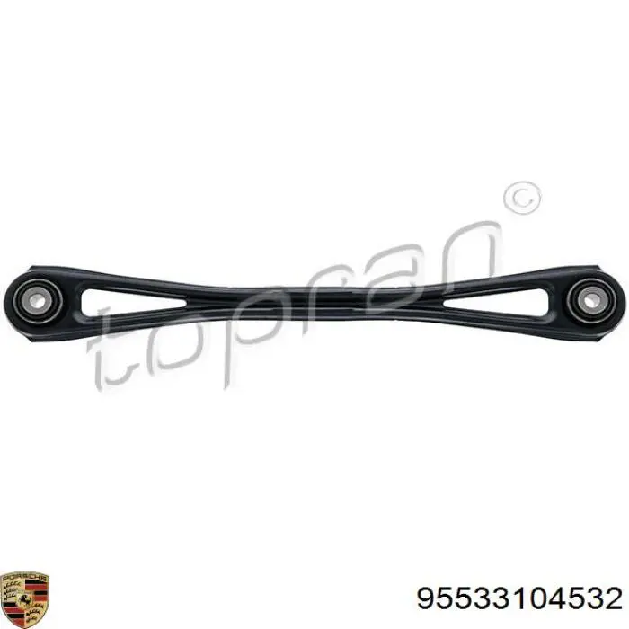 95533104532 Porsche Важіль задньої підвіски верхній, лівий/правий