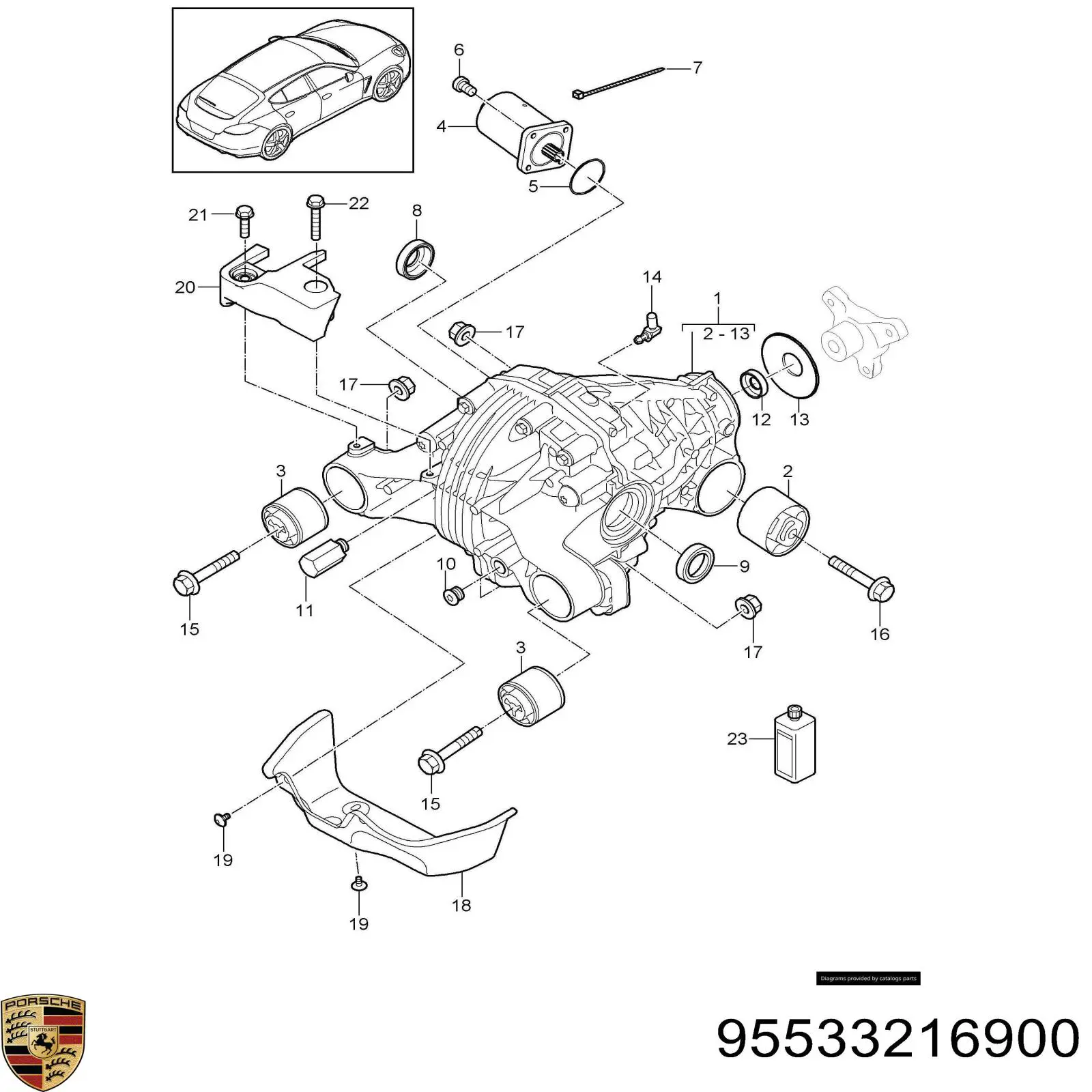 95533216900 Porsche 