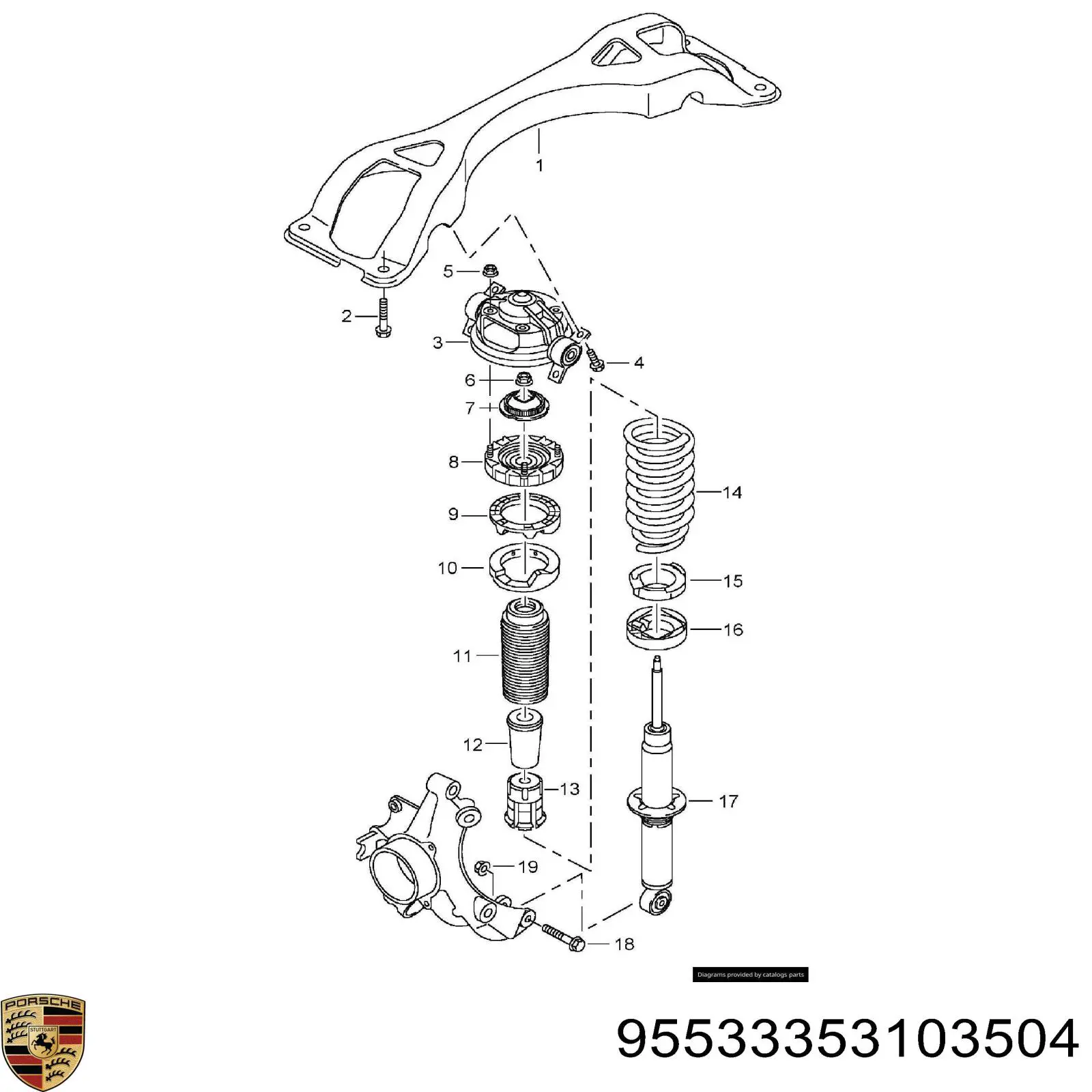 Купити 95533353103504 Porsche 