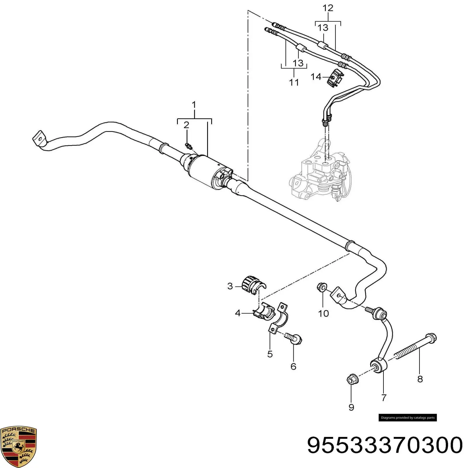 95533370300 Porsche 