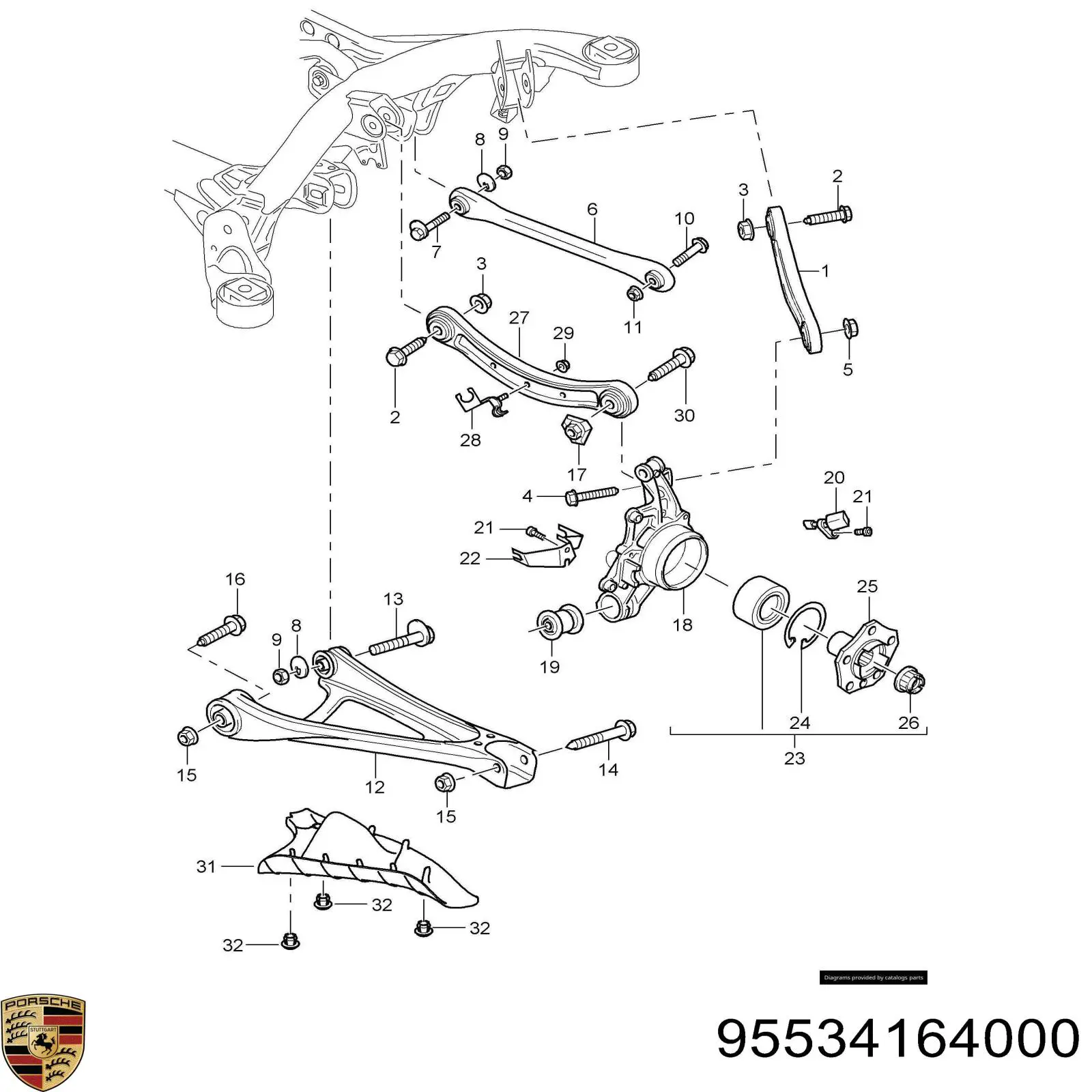 95534164000 Porsche 