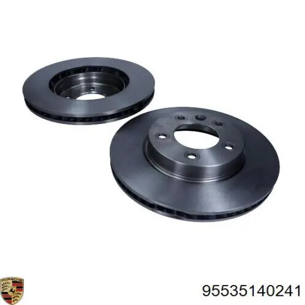 Диск переднього гальма Porsche 95535140241 ціна, від 79.06 USD