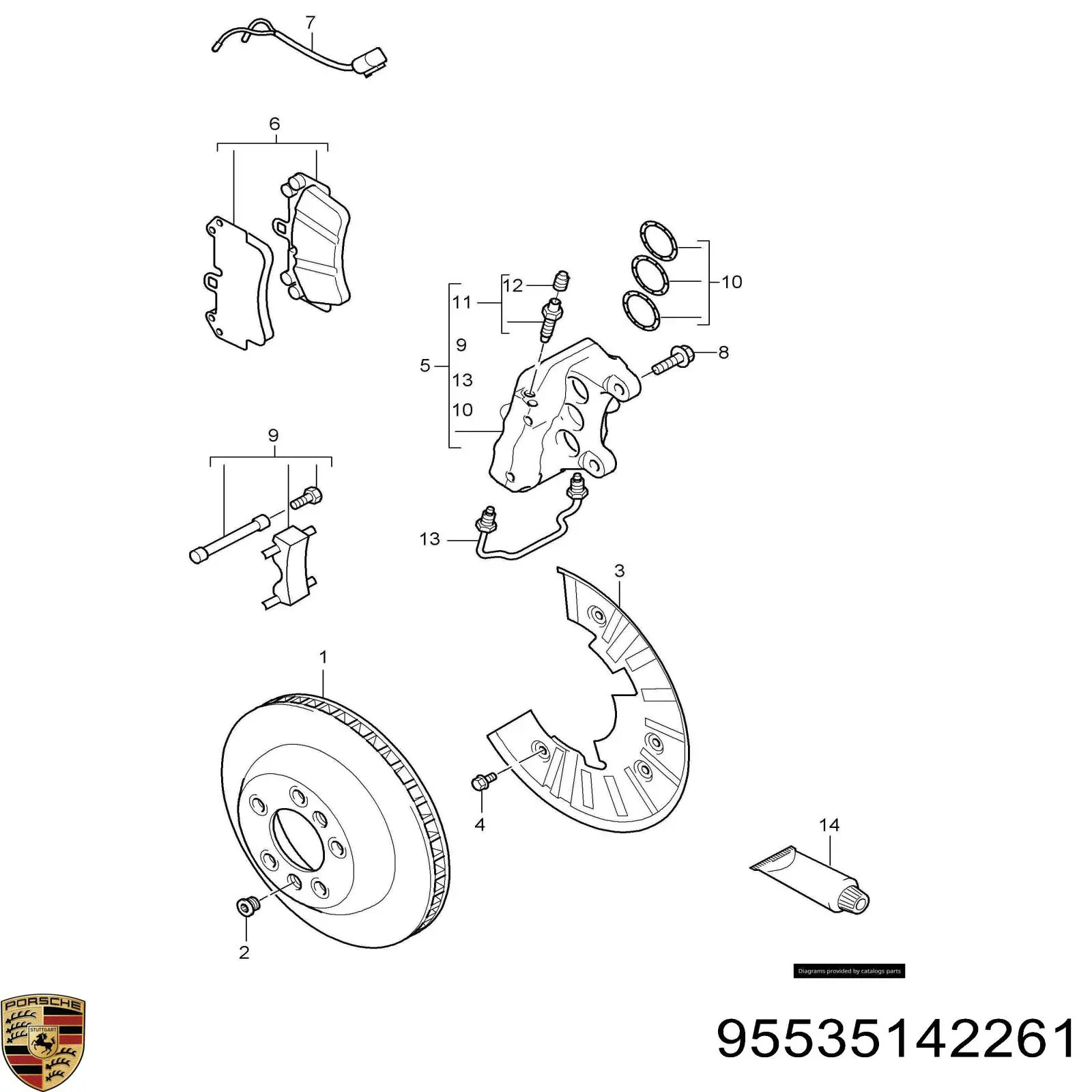 95535142261 Porsche 