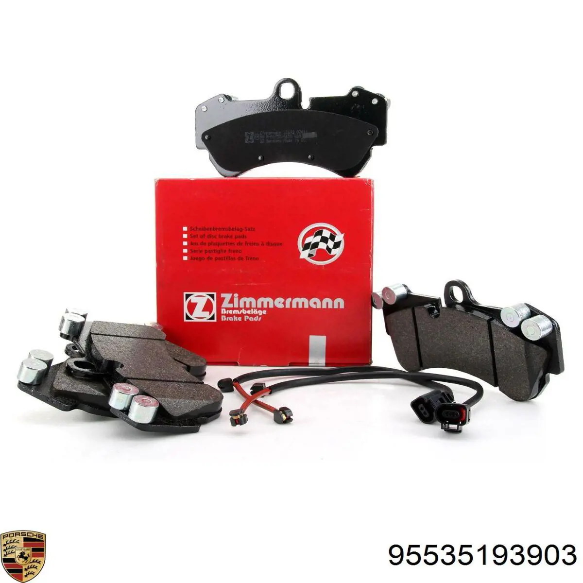 Купити 95535193903 Porsche Колодки гальмівні передні, дискові