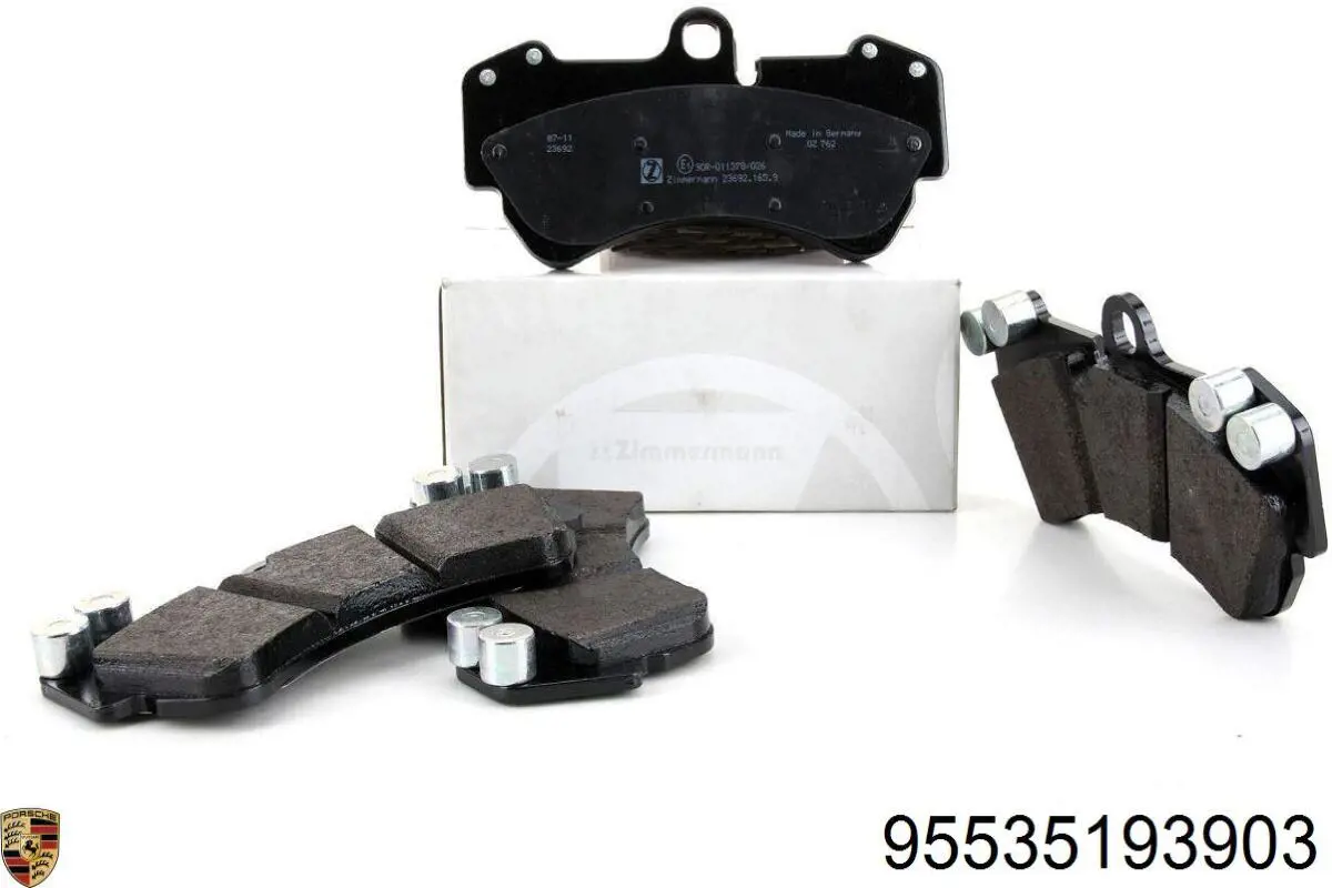 Гальмівні колодки Porsche 95535193903 ціна, від 53.64 USD