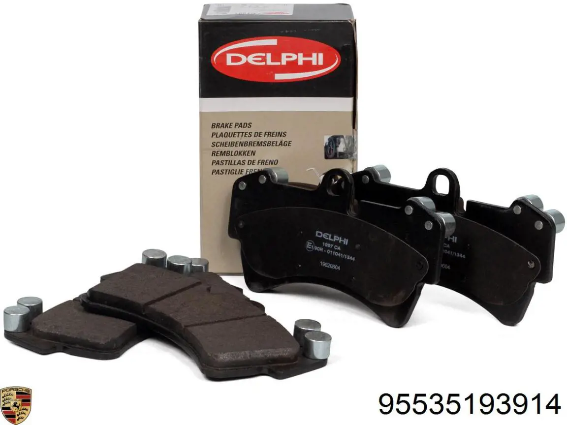 Купити 95535193914 Porsche Колодки гальмівні передні, дискові
