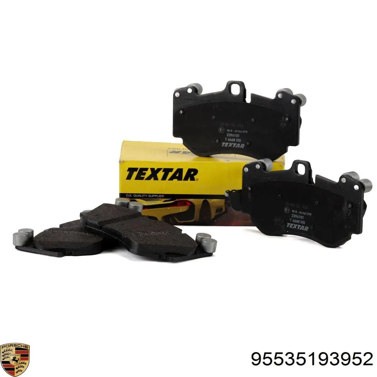 95535193952 Porsche Передні гальмівні колодки