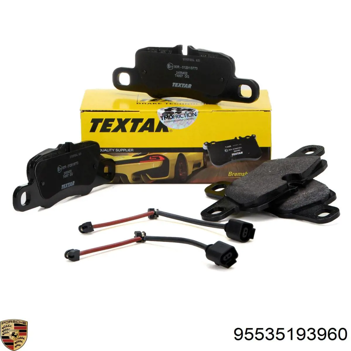Купити 95535193960 Porsche Колодки гальмівні передні, дискові