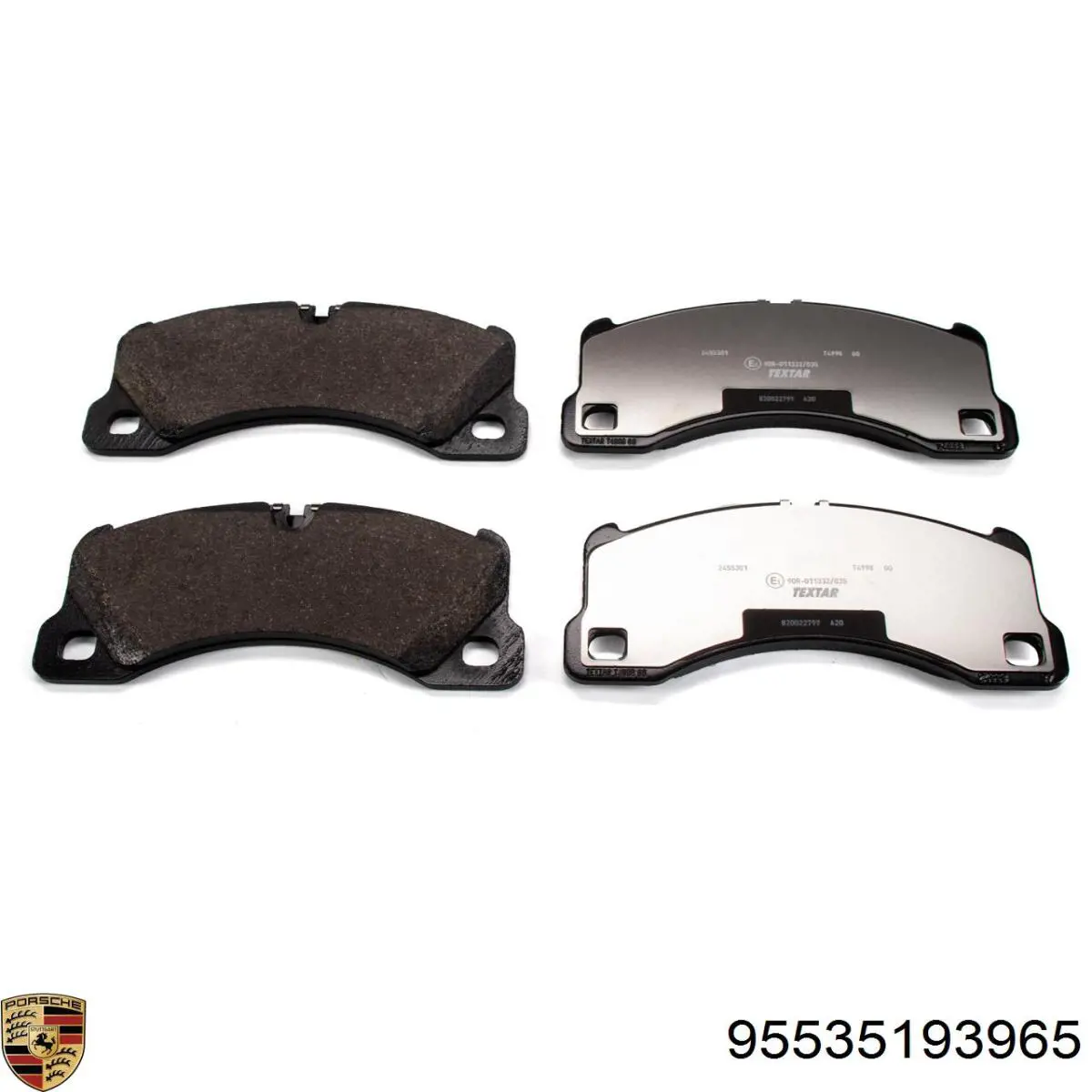 Гальмівні колодки Porsche 95535193965 ціна, від 63.22 USD