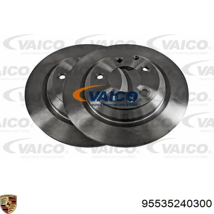 Купити 95535240300 Porsche Диск заднього гальма