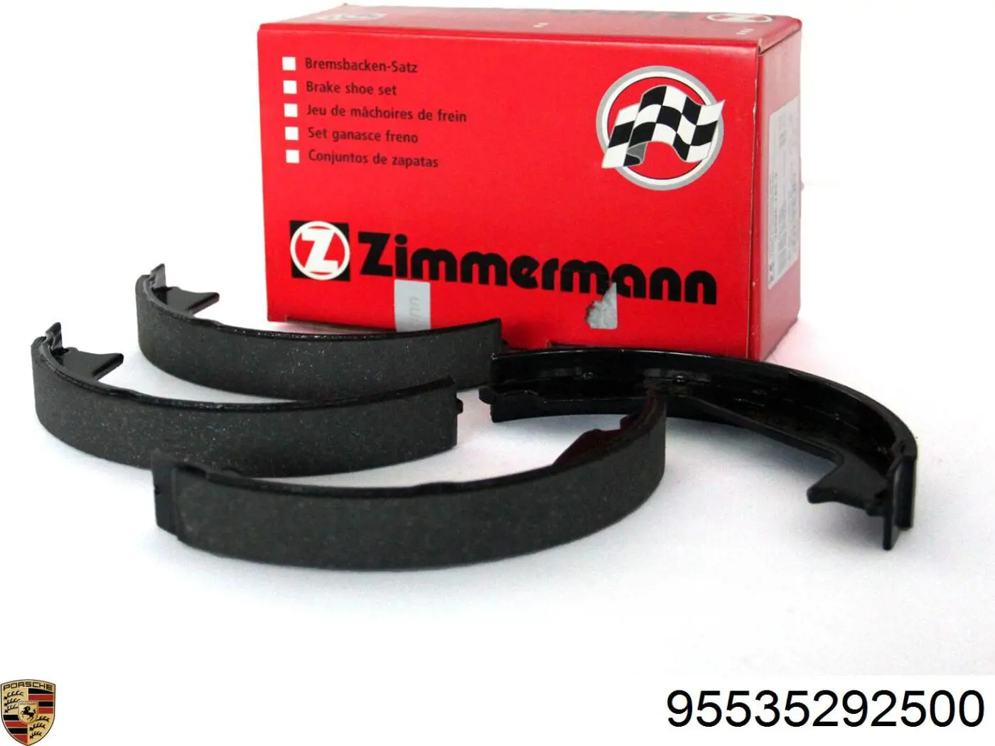 Купити 95535292500 Porsche Гальмівні колодки гальма стоянки