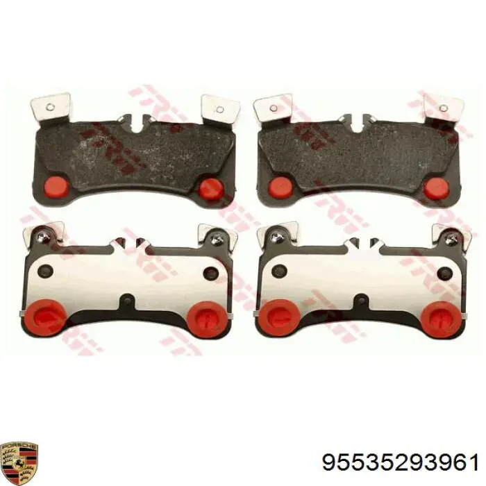 Купити 95535293961 Porsche Задні колодки
