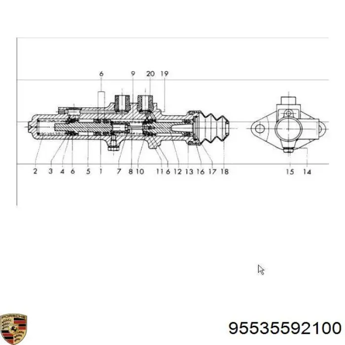  95535592100 Porsche